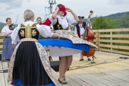 Wiślański Wygón Łowiec - występ Zespołu Regionalnego "Wisła""